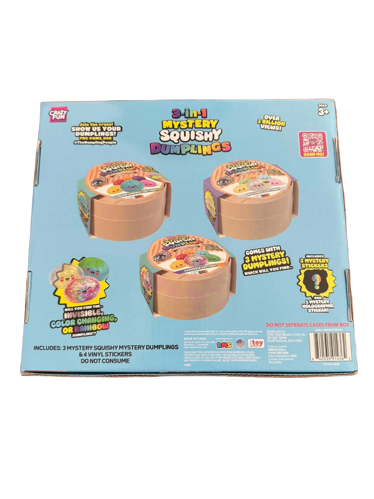 RMS 3 Pack Dumpling Box