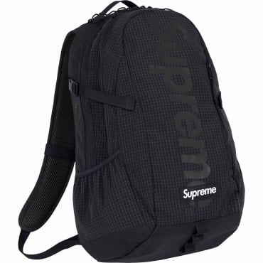 Supreme Backpack SS24 (Black) | Waves Never Die | Supreme | Bag