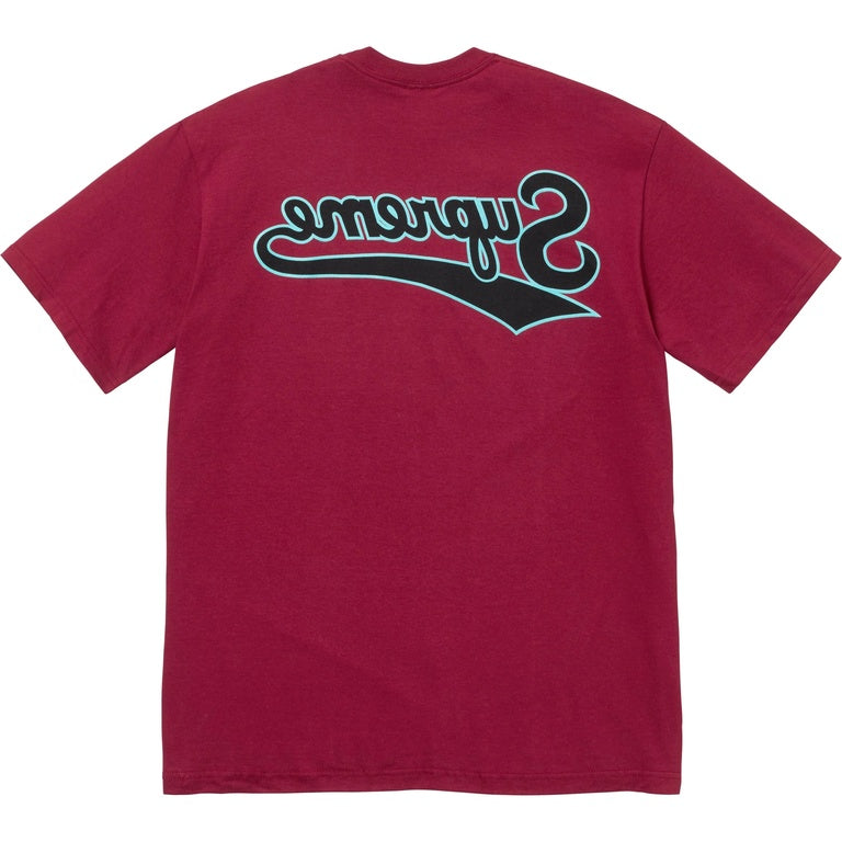 Supreme Backwards T-Shirt 'Cardinal'
