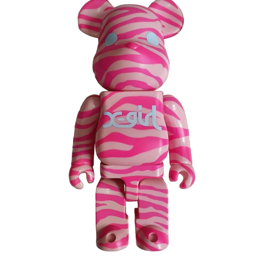 MEDICOM BE@RBRICK X-Girl Japan Exclusive Pink 400% Figure