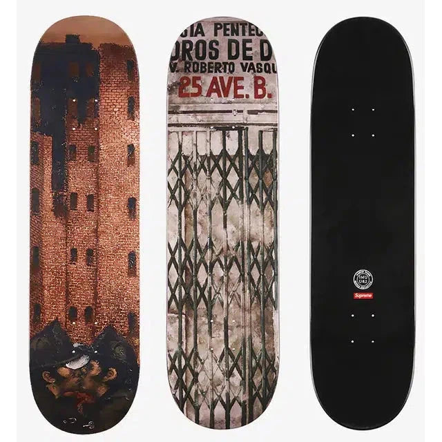 Supreme Martin Wong Big Head &amp; Iglesia Pentecostal Skateboard Deck Multi Set | Waves Never Die | Supreme | Skate Decks