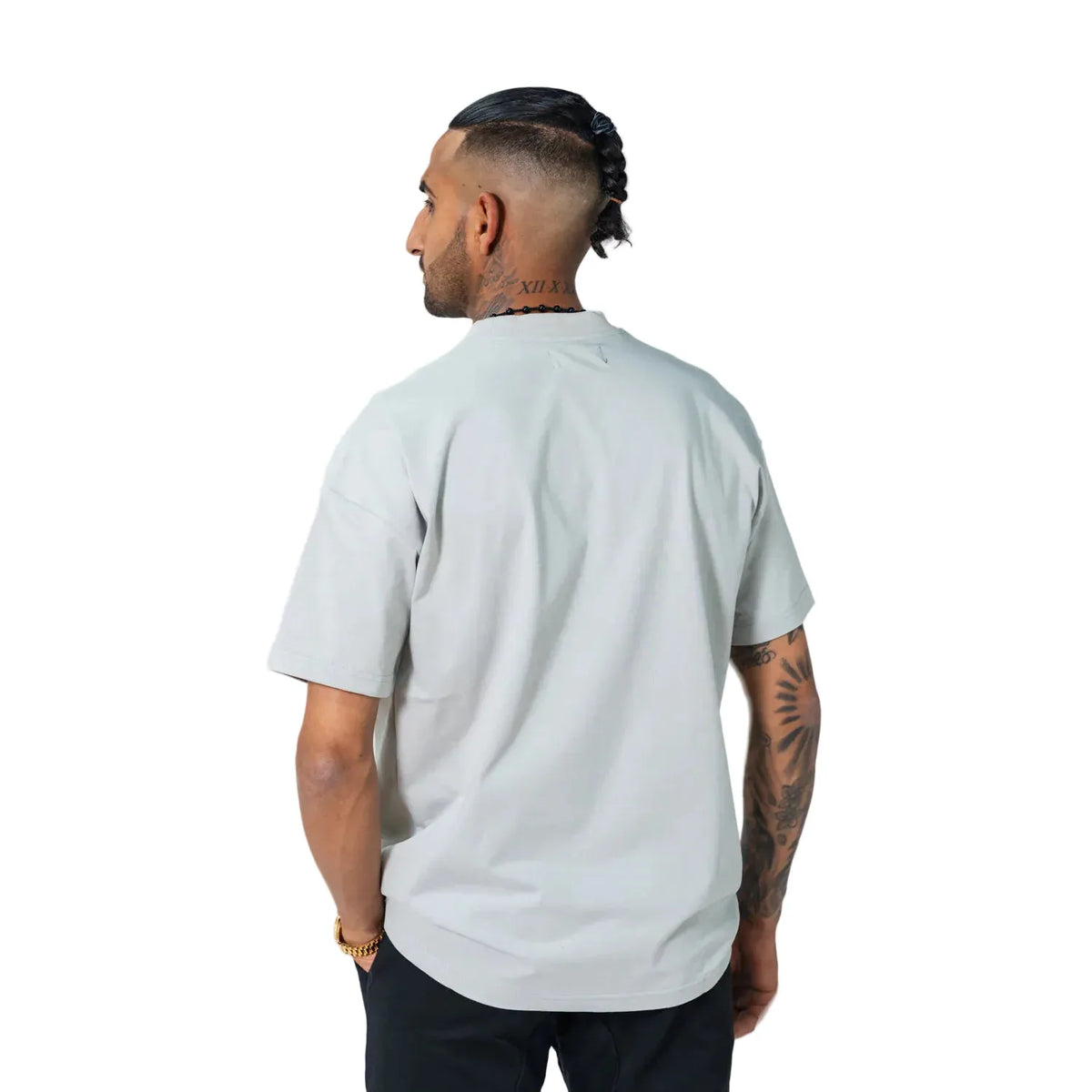 Undrground Puff Print T-Shirt 'Off Grey'