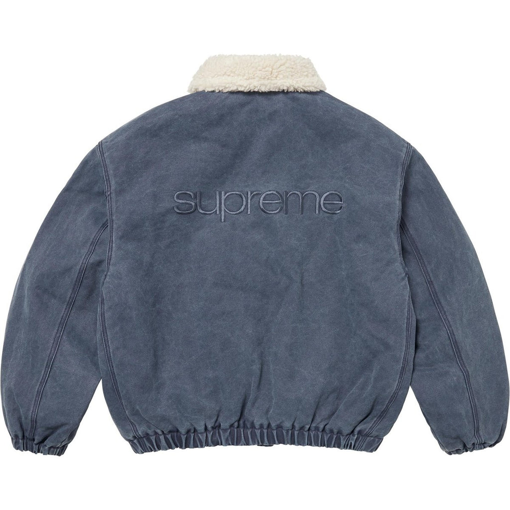 Buy Supreme Faux Shearling Lined Bomber Jacket Online - Waves Au