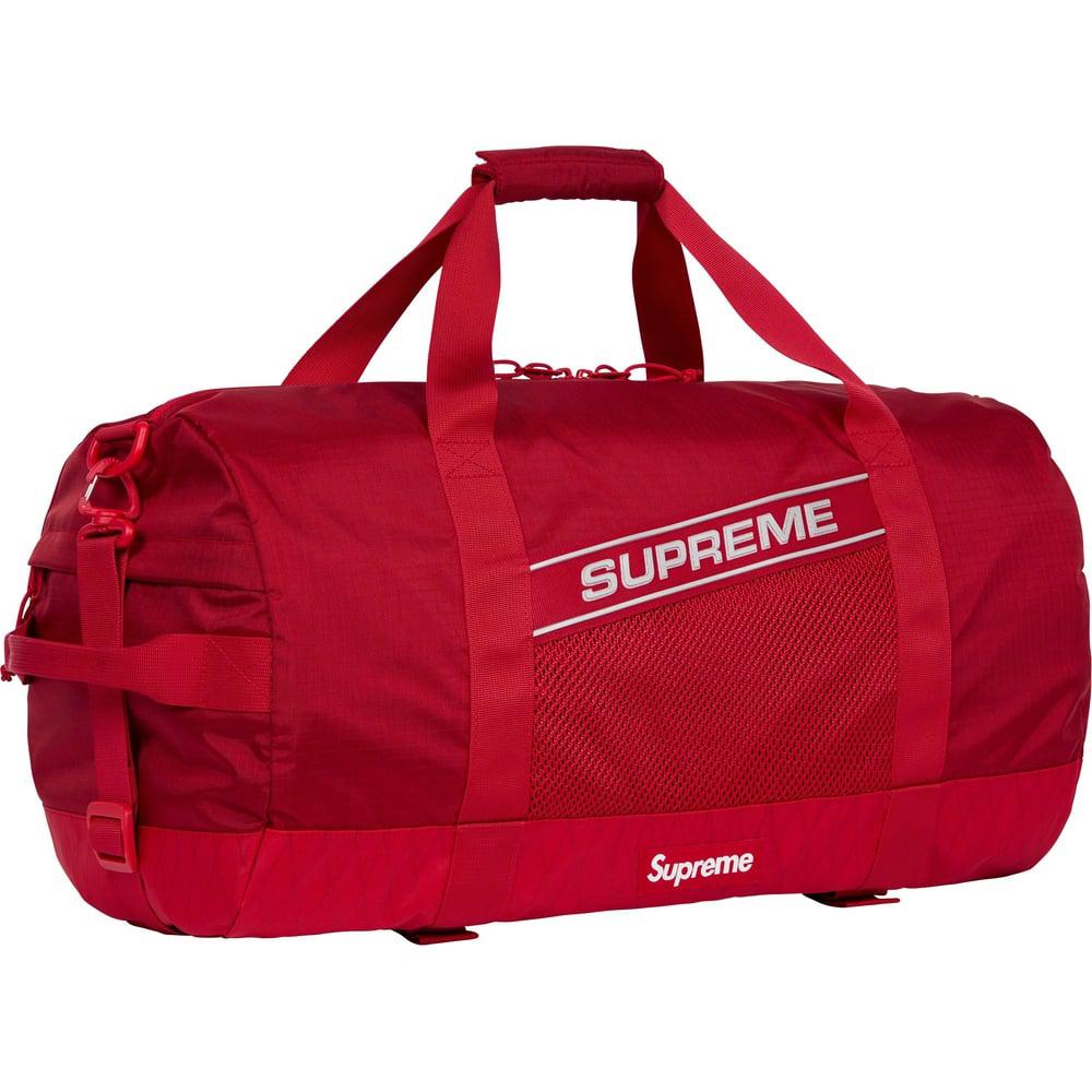 Supreme Logo Duffle Bag (Red) | Waves Never Die | Supreme | Bag