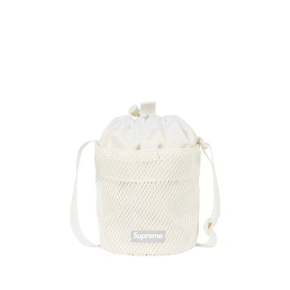 White shop supreme bag