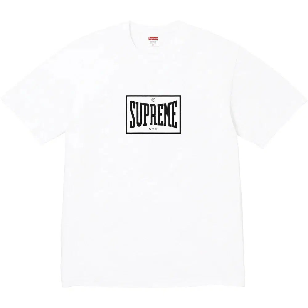 Supreme Warm Up Tee (White) | Waves Never Die | Supreme | T-Shirt