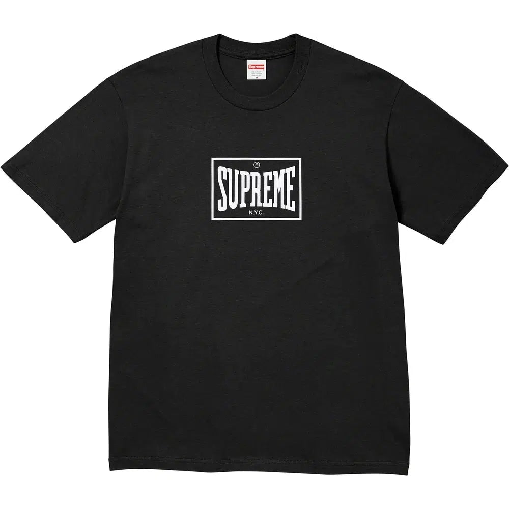 Supreme Warm Up Tee (Black) | Waves Never Die | Supreme | T-Shirt