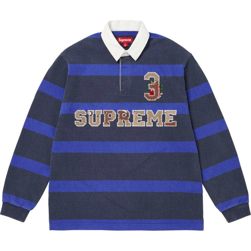 年*欠様 Supreme Stripe Rugby Navy fall-winter2025-stripe-rugby-