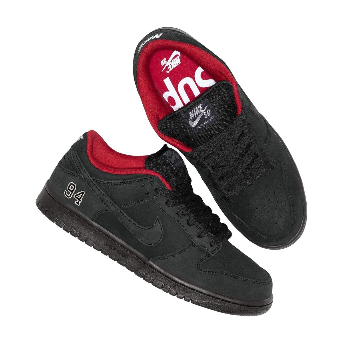 Supreme Nike SB Dunk Low 'Black'
