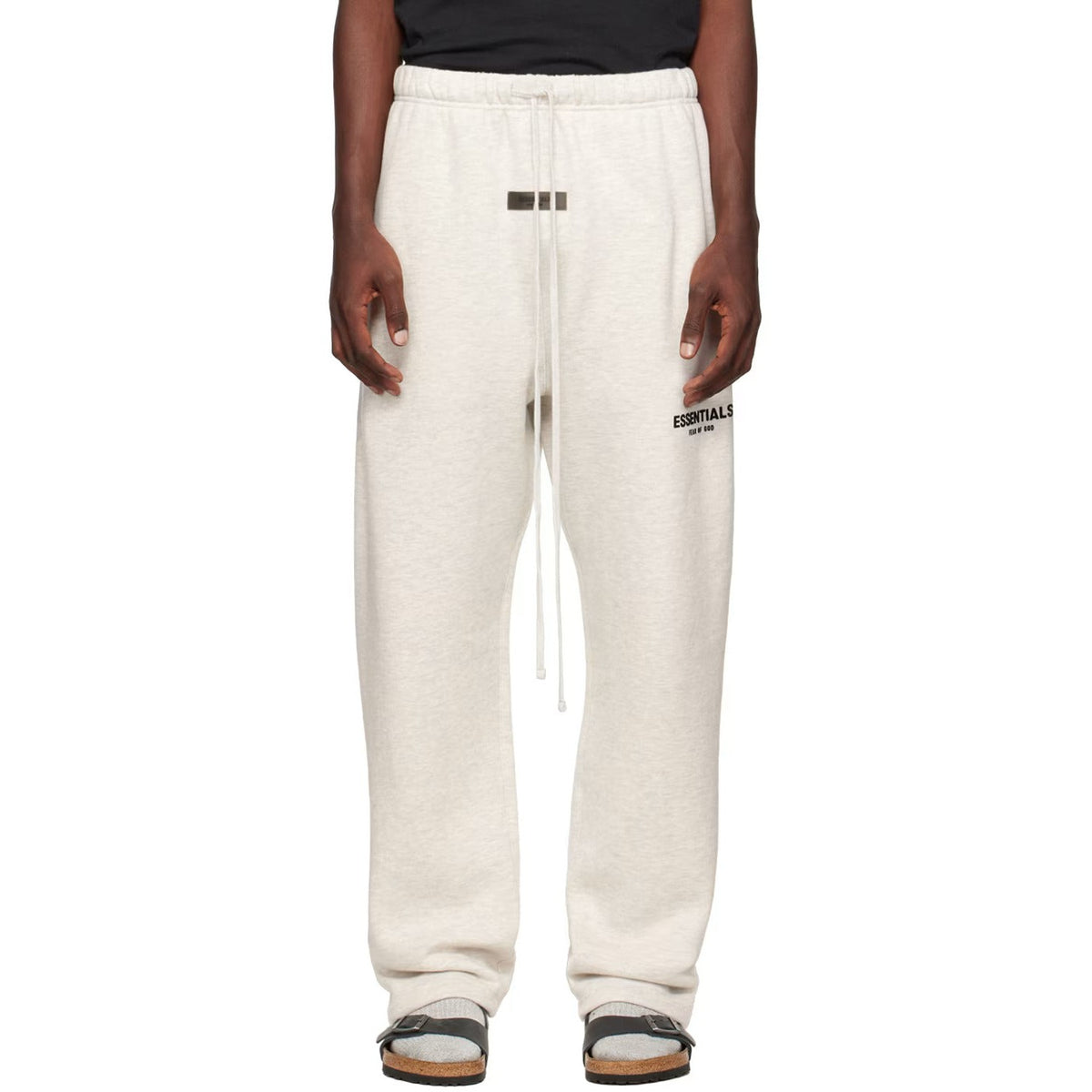Fear Of God Essentials Relaxed Sweatpants &#39;Light Oatmeal&#39;