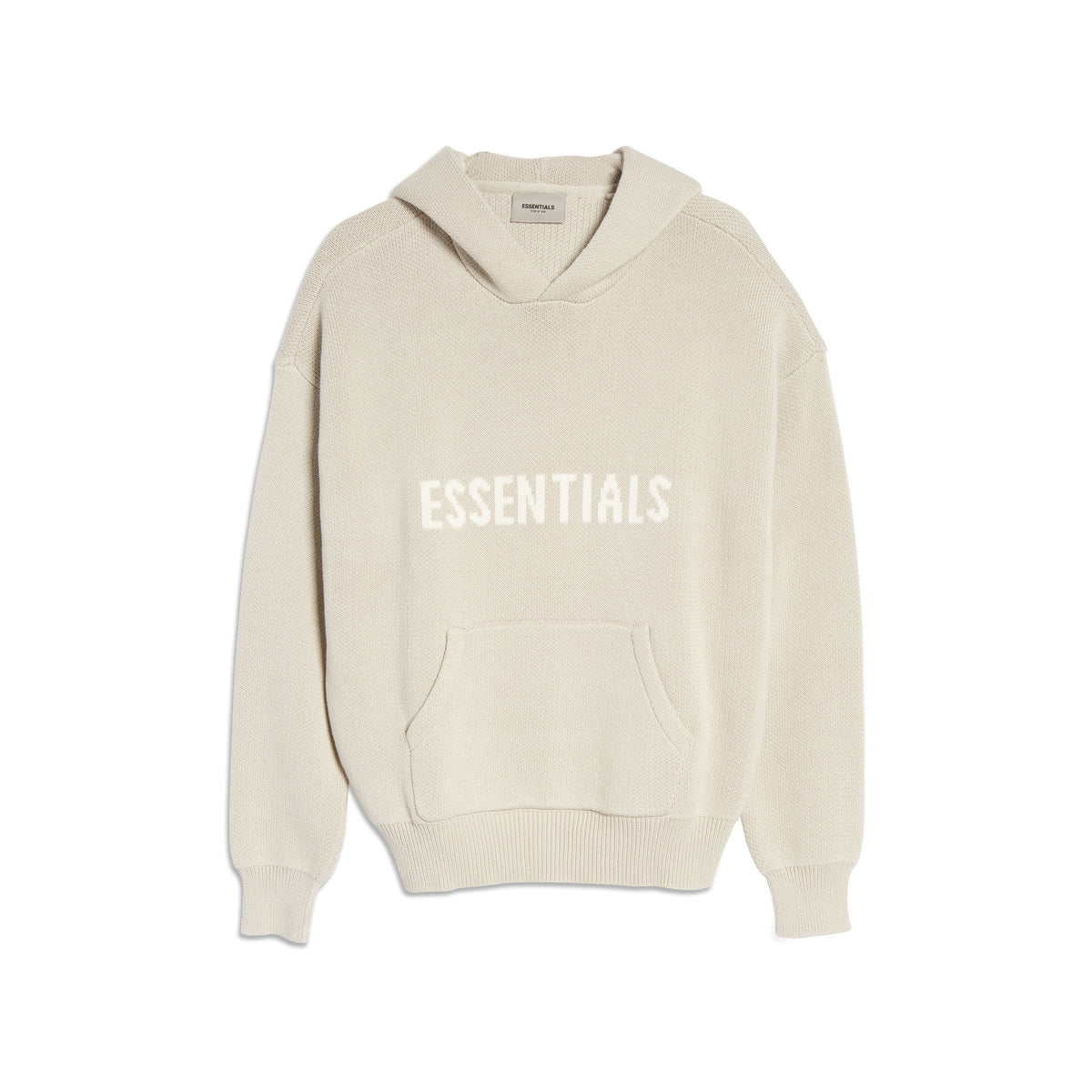 Fear of God Essentials Knit Pullover Hoodie (SS21) Stone | Waves Never Die | Fear of God | Hoodie