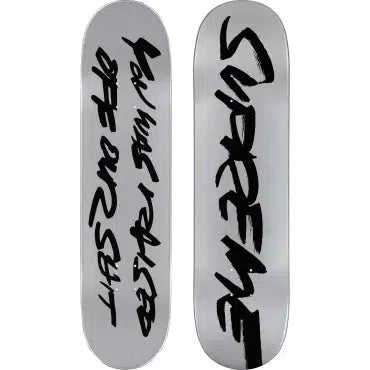 Supreme FUTURA SKATEBOARD (Silver) | Waves Never Die | Supreme | Skate Decks