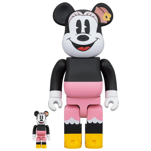 MEDICOM BE@RBRICK x Disney Lunch Box Minnie 400% + 100% Figures