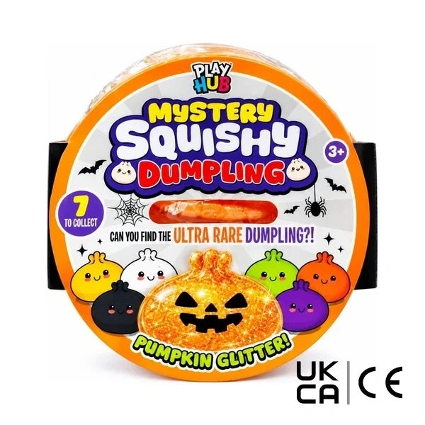 RMS Spooky Mystery Squishy Dumpling 8.5cm – Glitter Edition