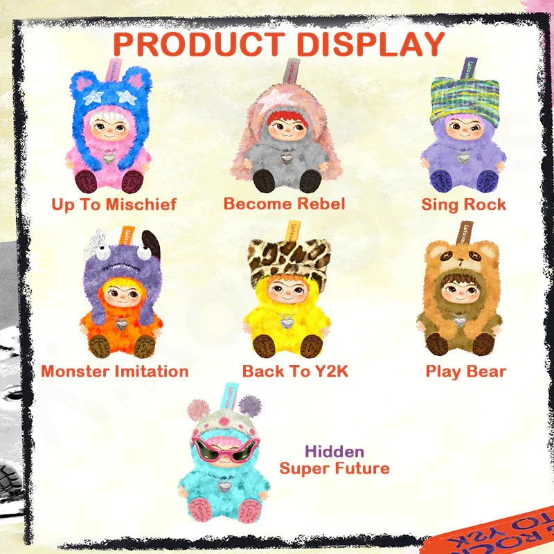 Letsvan WAKUKU Fuzzy Trendy Fun Party Series Plush Blind Box