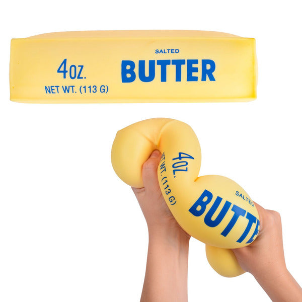 Sunny Days Squeezy Butter Shape Fidget Toy (Preorder)