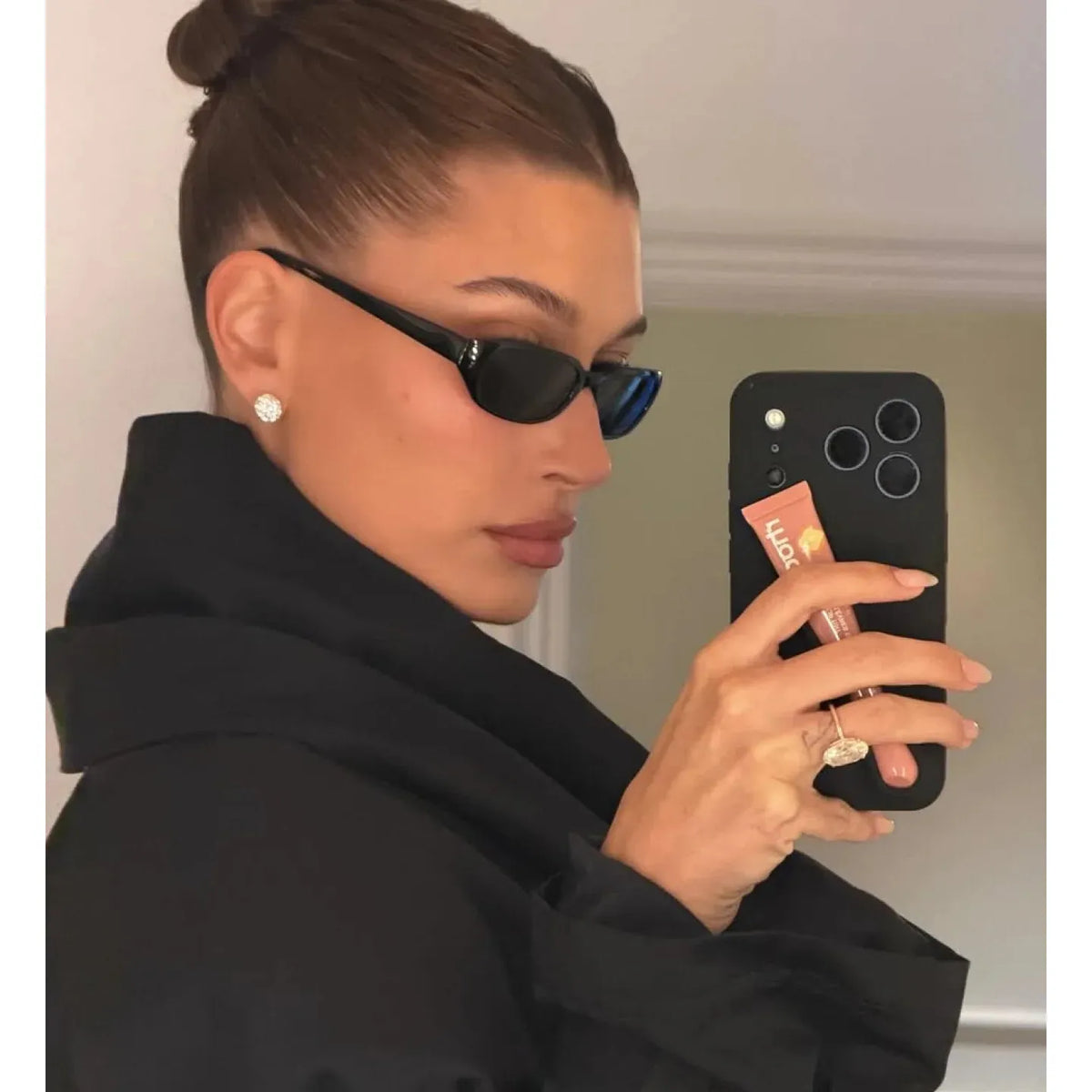 Rhode Lip Case with Lip Tint/Treatment (Black)