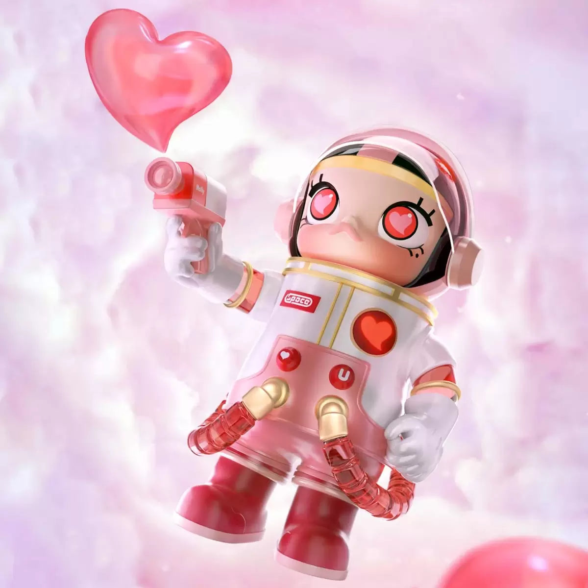 Pop Mart Mega Sapce Molly Mega Collection 400% 'Heartbeat' Figure