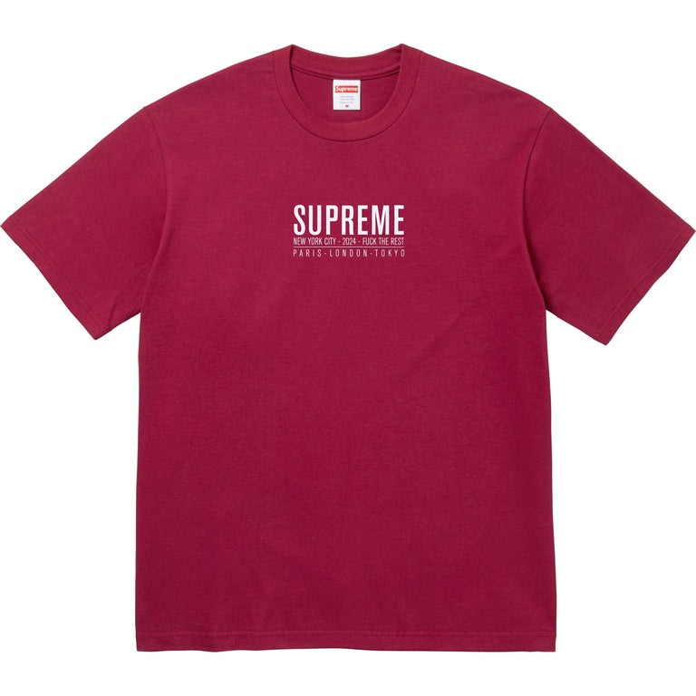 Supreme Paris T-Shirt 'Cardinal'