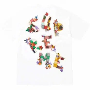 Supreme Patchwork tee (White) | Waves Never Die | Supreme | T-Shirt
