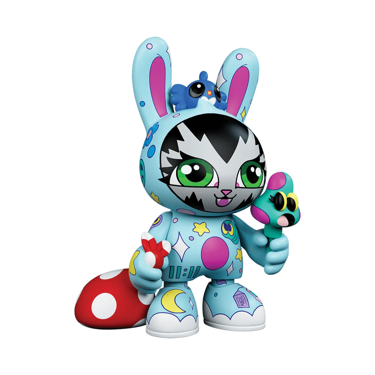 Super Plastic Bunnykitty By Pursue 8" Figure