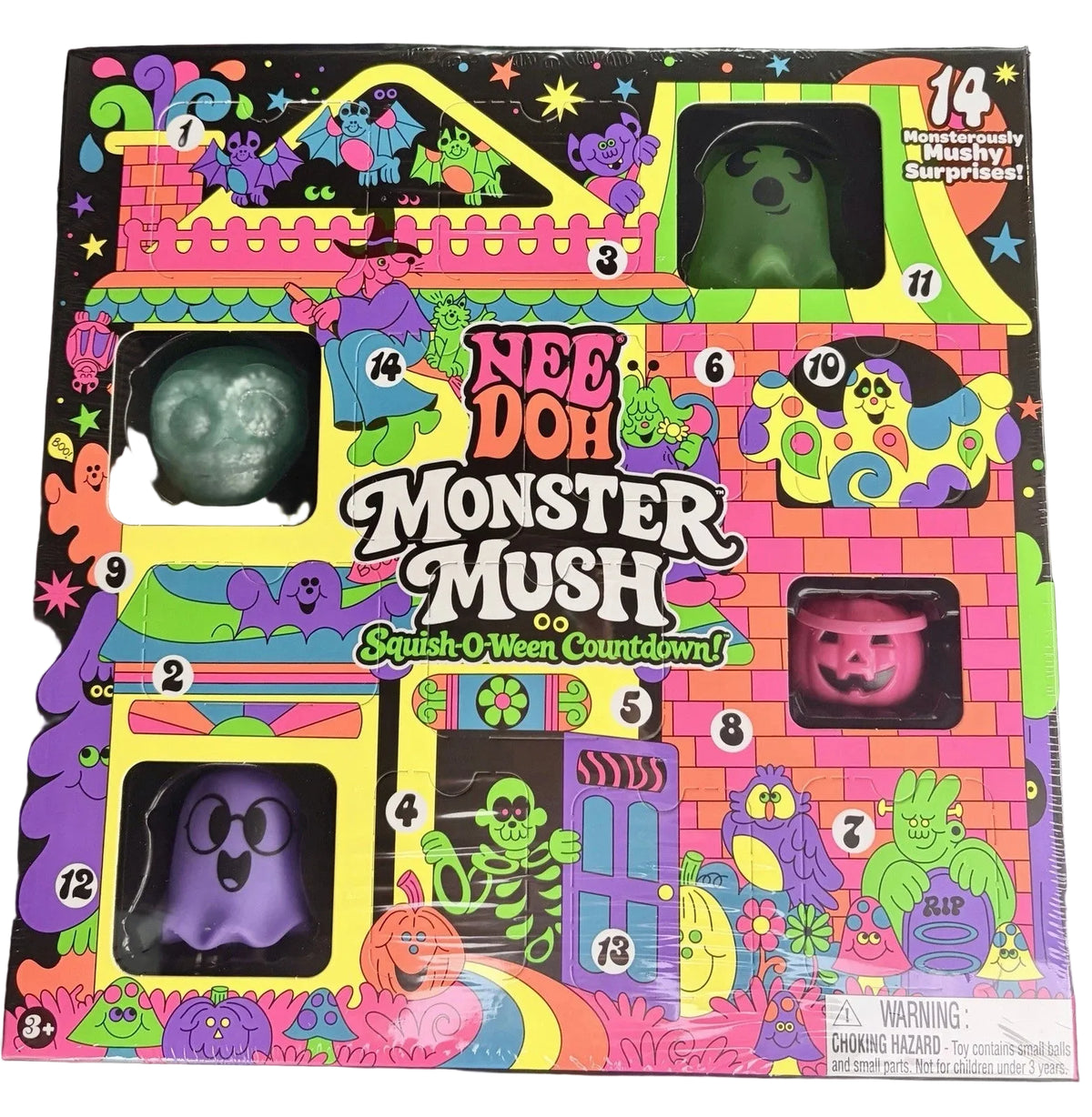 NeeDoh Monster Mush Squish-O-Ween Countdown