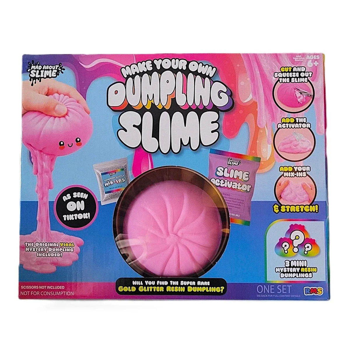 RMS Squishy Bun Make Your Own Dumpling Slime Kit