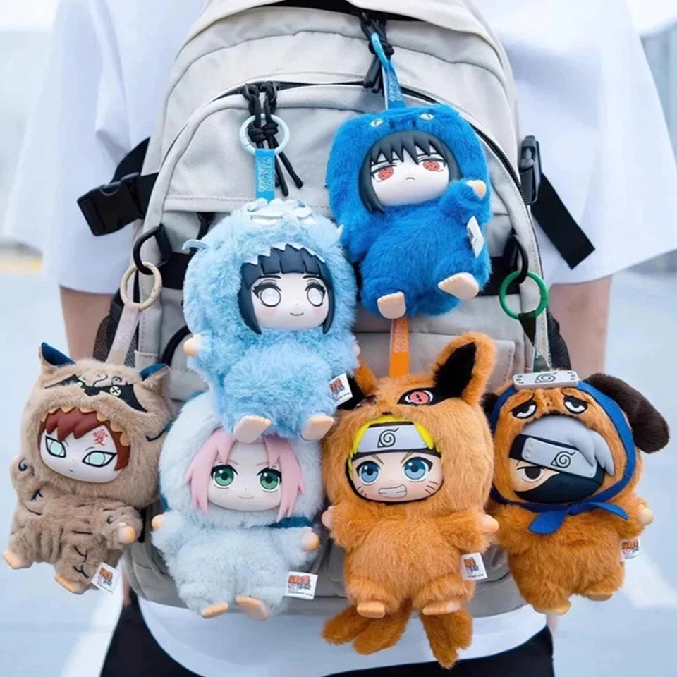 Miniso Top Toy Naruto Beast Party Plush Pendant Blind Box x 1