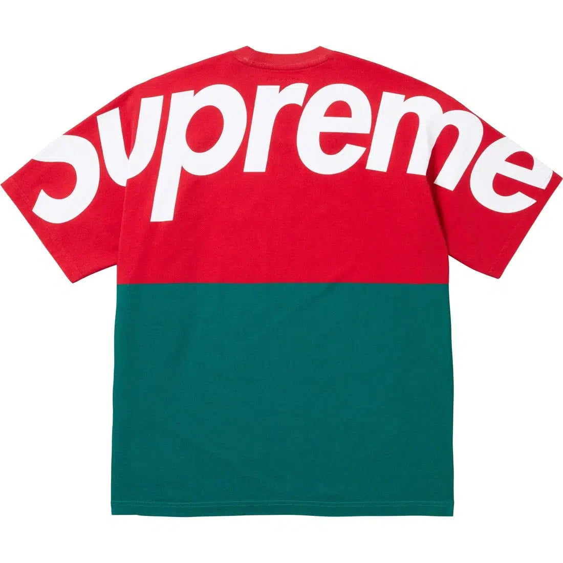Supreme Split Tee (Green) | Waves Never Die | Supreme | T-Shirt