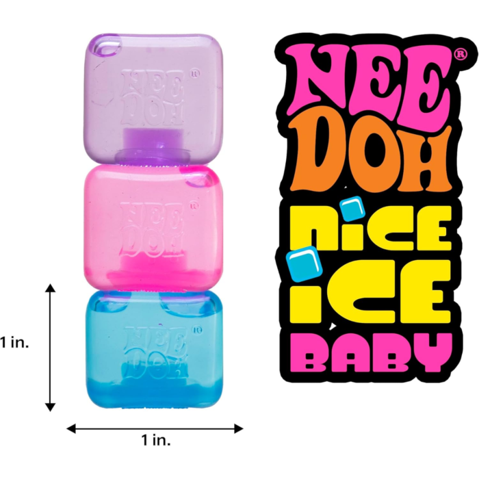 NeeDoh - Nice Ice Baby Teenie NeeDoh Squishy Toy 4-Pack
