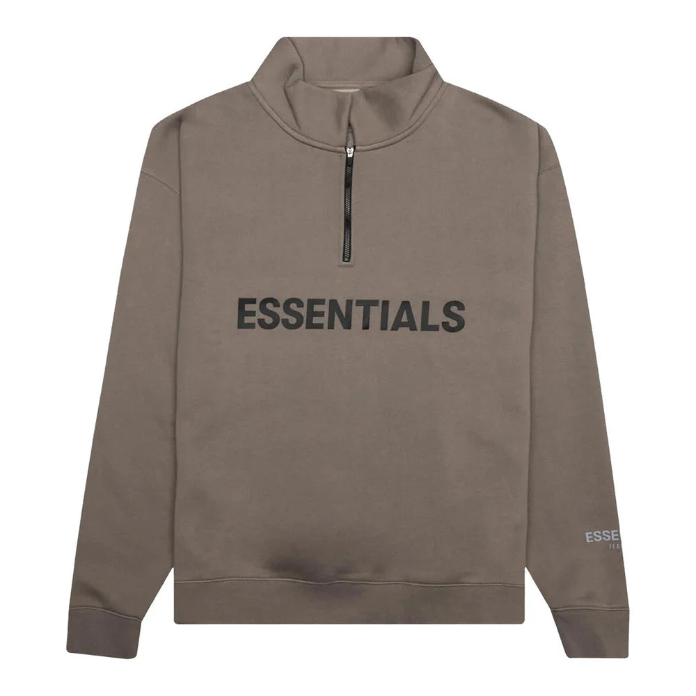 Fear Of God Essentials SS20 3D Silicon Half-Zip 'Taupe'
