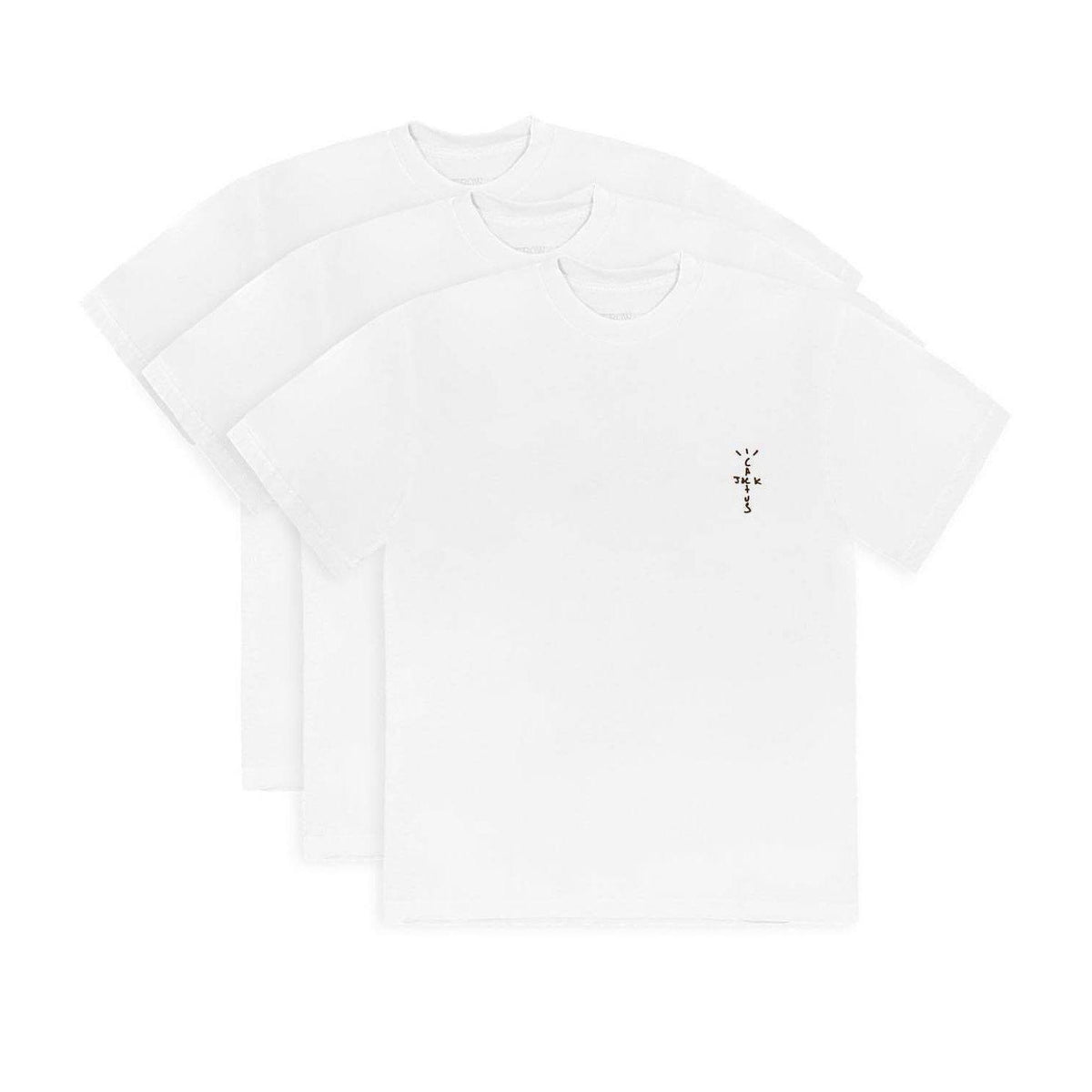 Travis Scott CJ T-Shirt (3 Pack) White | Waves Never Die | Travis Scott | T shirt