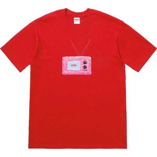 Supreme TV Tee (Red) | Waves Never Die | Supreme | T-Shirt