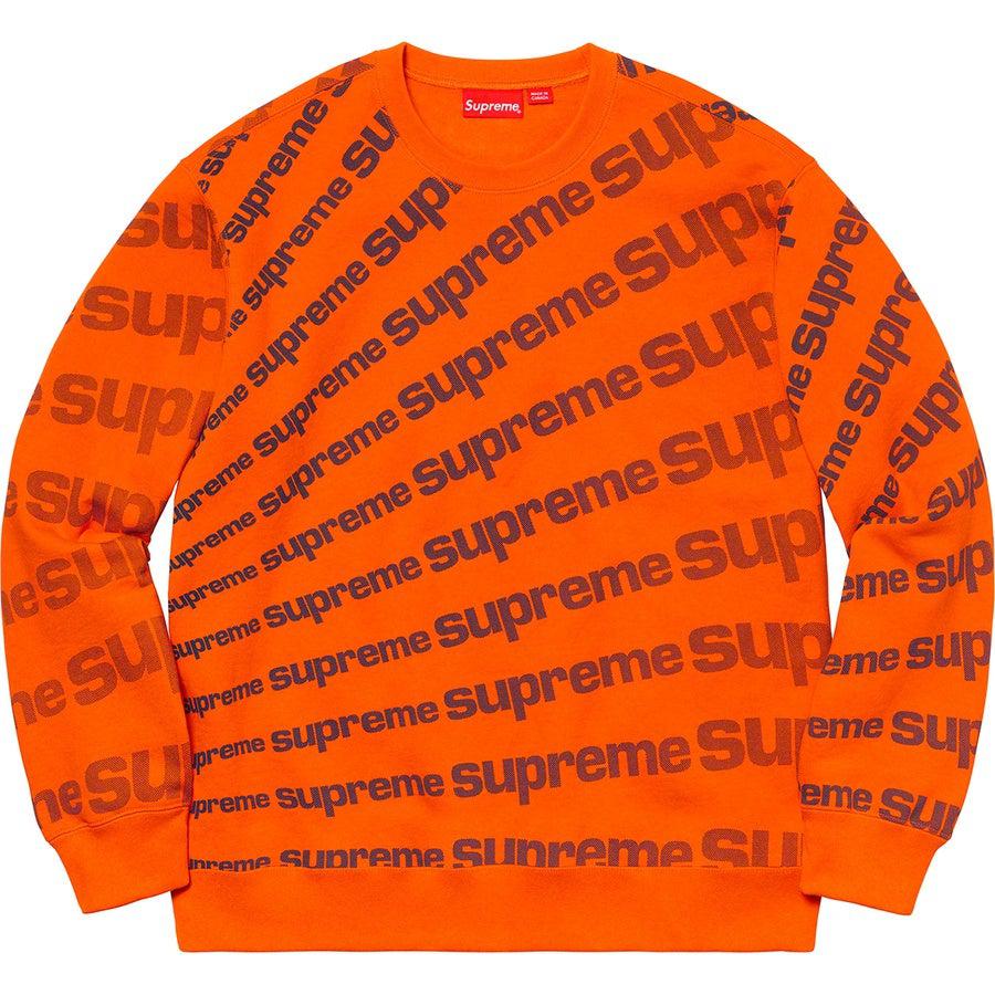 Supreme Radial Crewneck (Orange) | Waves Never Die | Waves Never Die