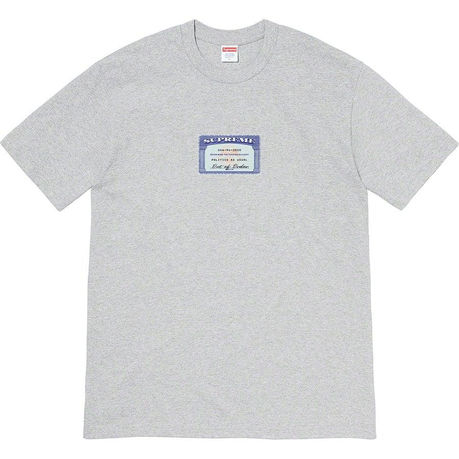 Supreme Social Tee (Grey) | Waves Never Die | Supreme | T-Shirt