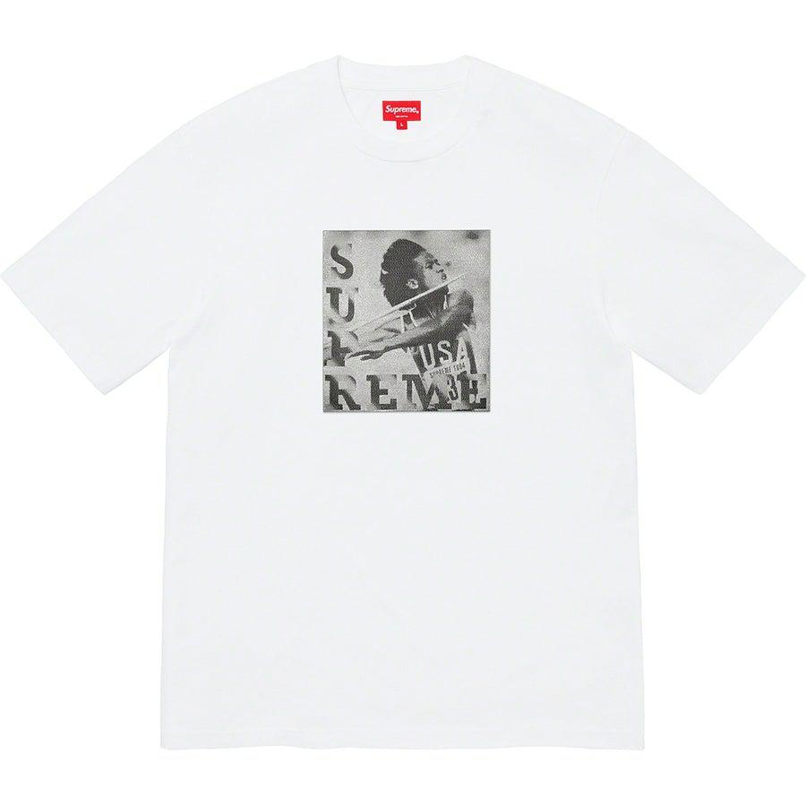 Supreme Javelin Label S/S Top (White) | Waves Never Die | Supreme | T-Shirt