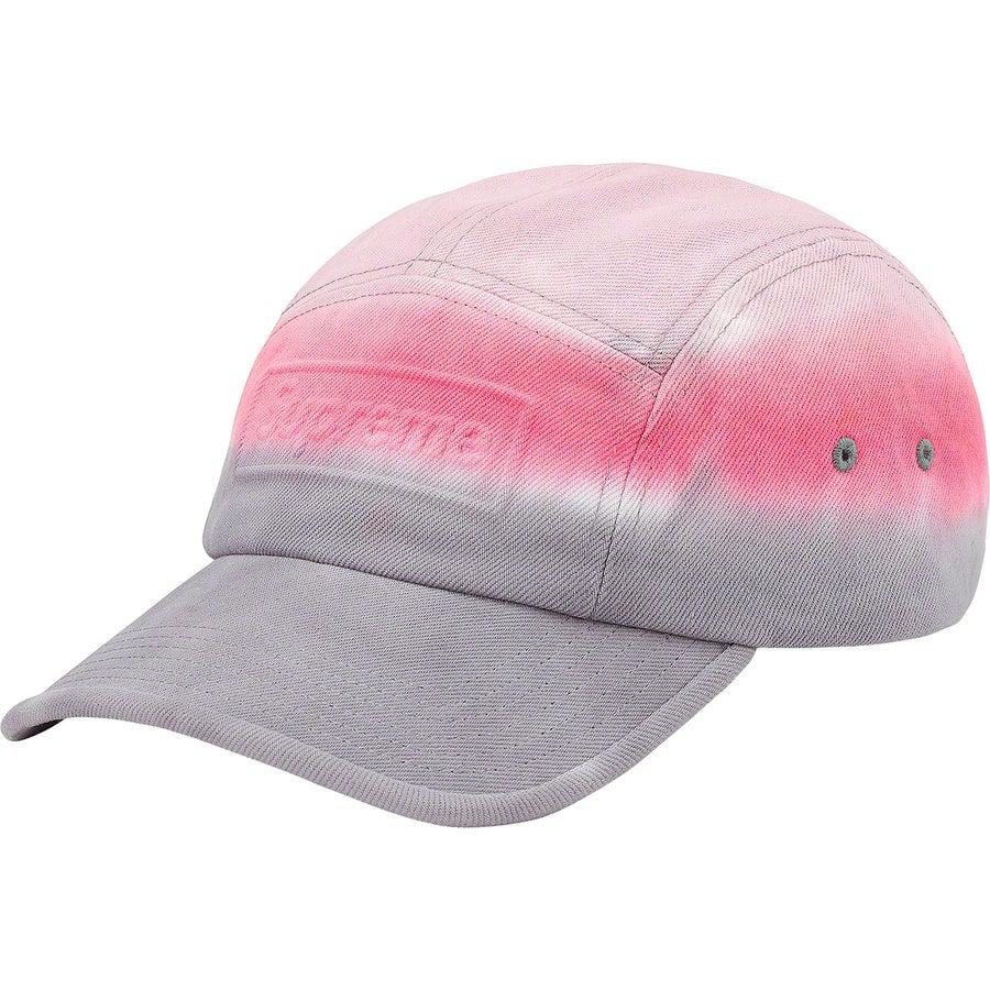 Buy Supreme Embossed Denim Camp Cap (Pink Dip Dye) Online - Waves