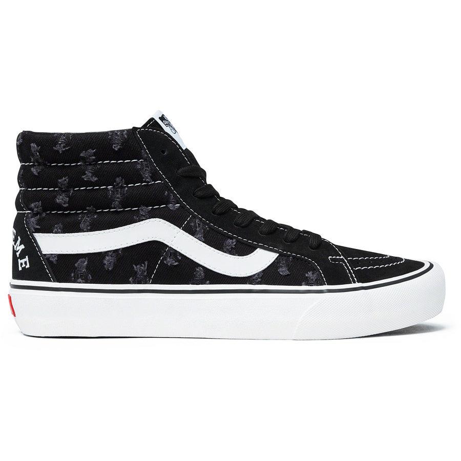 Buy Supreme®/ Vans® Hole Punch Denim Sk8-Hi Pro (Black) Online