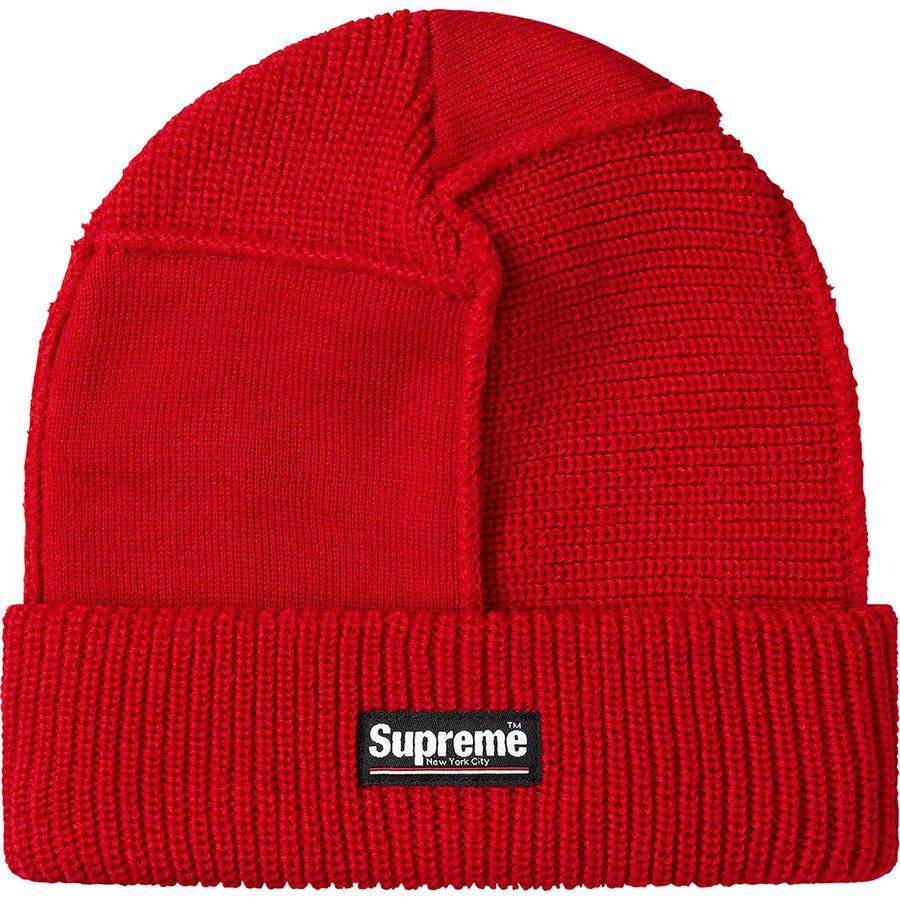 Supreme Paneled Seam Beanie (Red) | Waves Never Die | Supreme | Beanie