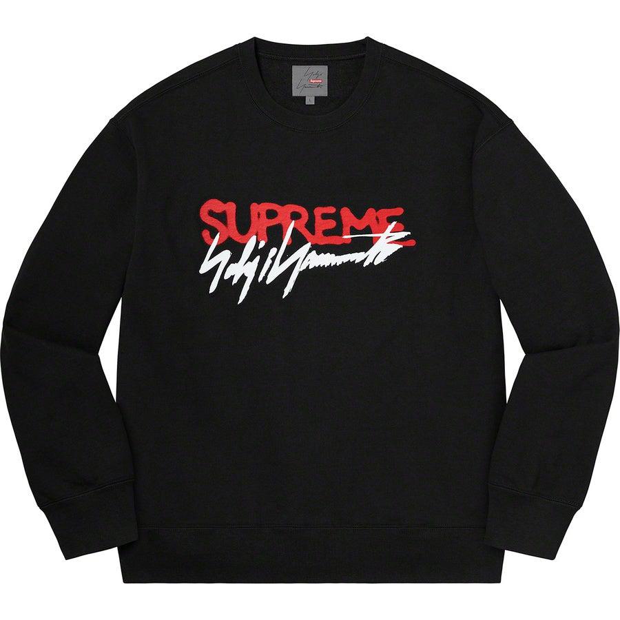 Supreme®/ Yohji Yamamoto® Crewneck (Black) | Waves Never Die | Supreme | Crews and Sweaters