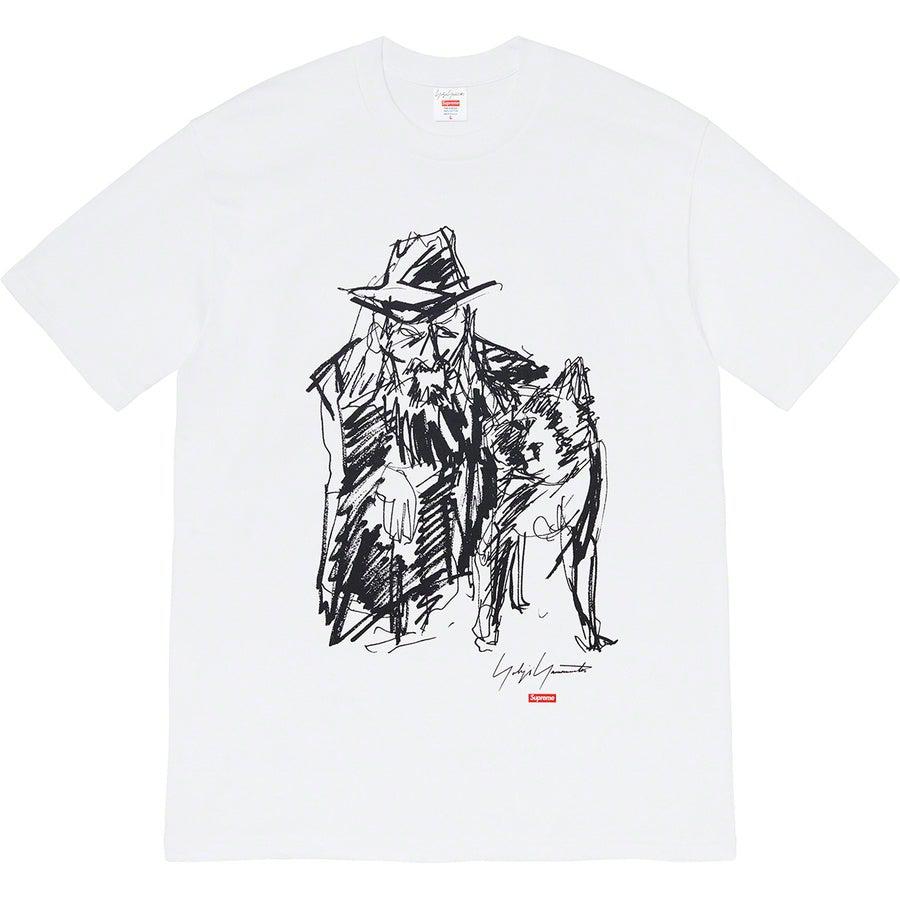 Supreme®/ Yohji Yamamoto®Scribble Portrait Tee (White) | Waves Never Die | Supreme | T-Shirt