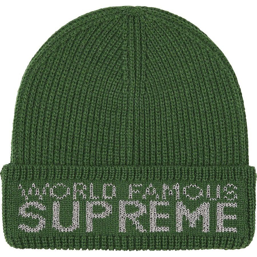 Buy Supreme World Famous Beanie (Green) Online - Waves Never Die