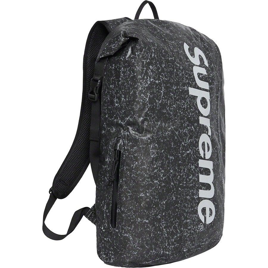 Supreme Waterproof Reflective Speckled Backpack (Black)