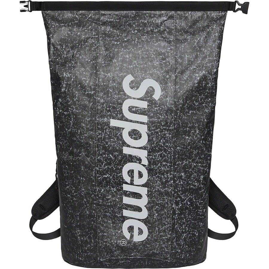Supreme Waterproof Reflective Speckled Backpack (Black) | Waves Never Die | Supreme | Bag