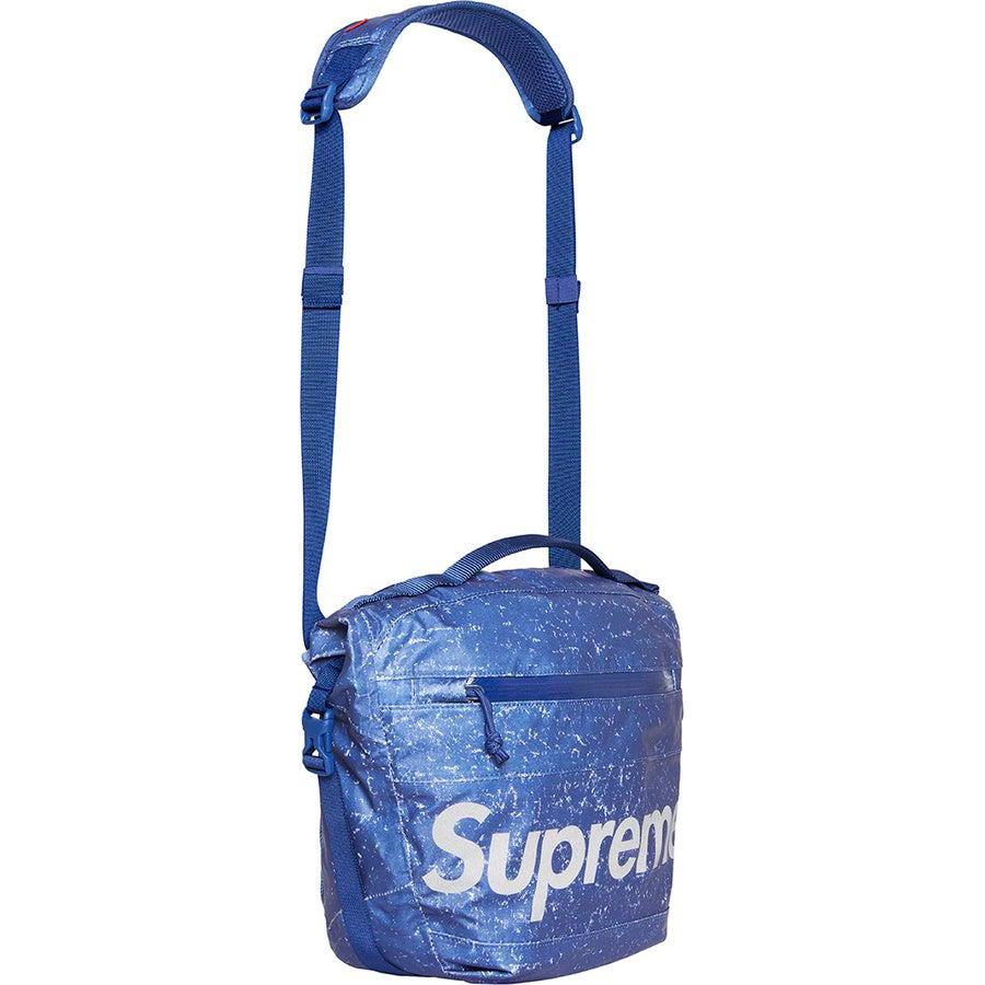 Supreme Waterproof Reflective Speckled Shoulder Bag (Blue) | Waves Never Die | Supreme | Bag