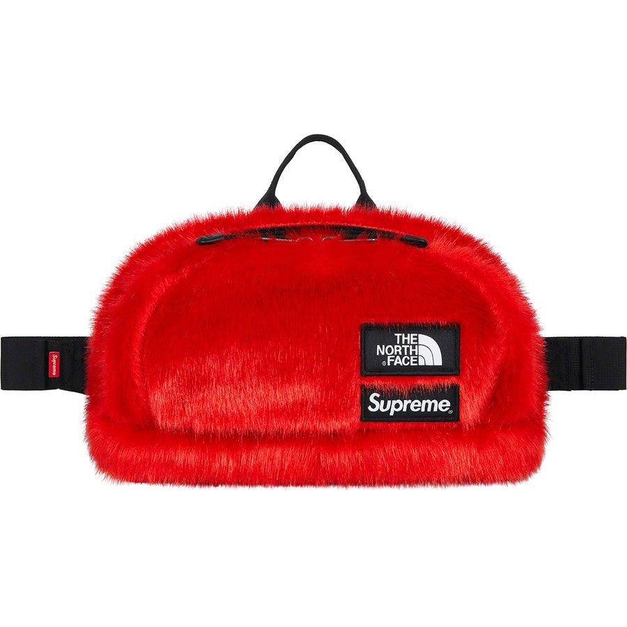 Supreme®/The North Face® Faux Fur Waist Bag (Red) | Waves Never Die | Supreme | Bag