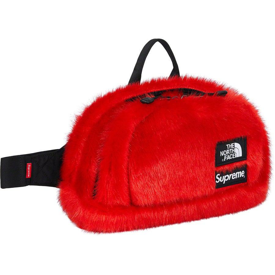 supreme the northface faux fur waist bag