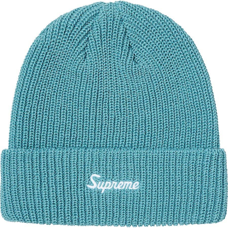 Supreme Loose Gauge Beanie (Aqua) | Waves Never Die | Supreme | Beanie