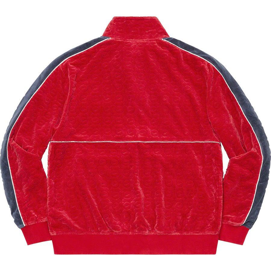 Supreme®/Nike® Velour Track Jacket (Red) | Waves Never Die | Supreme | Jacket