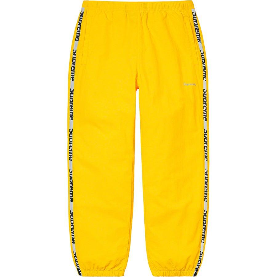 Supreme Reflective Zip Track Pant (Yellow) | Waves Never Die | Supreme | Pants